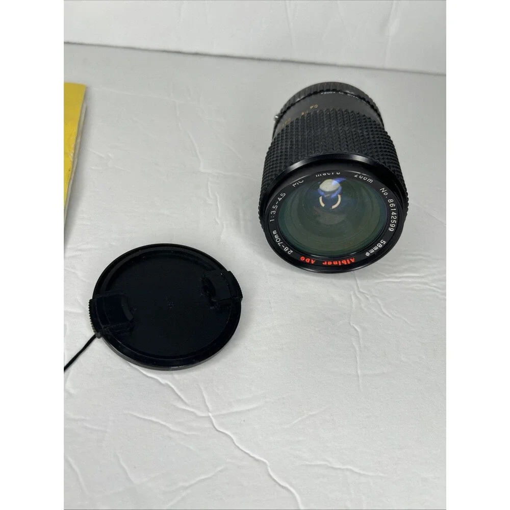 Albinar ADG 28-70MM 1:3.5-4.5 Macro Zoom One Touch Camera Lens With Booklet